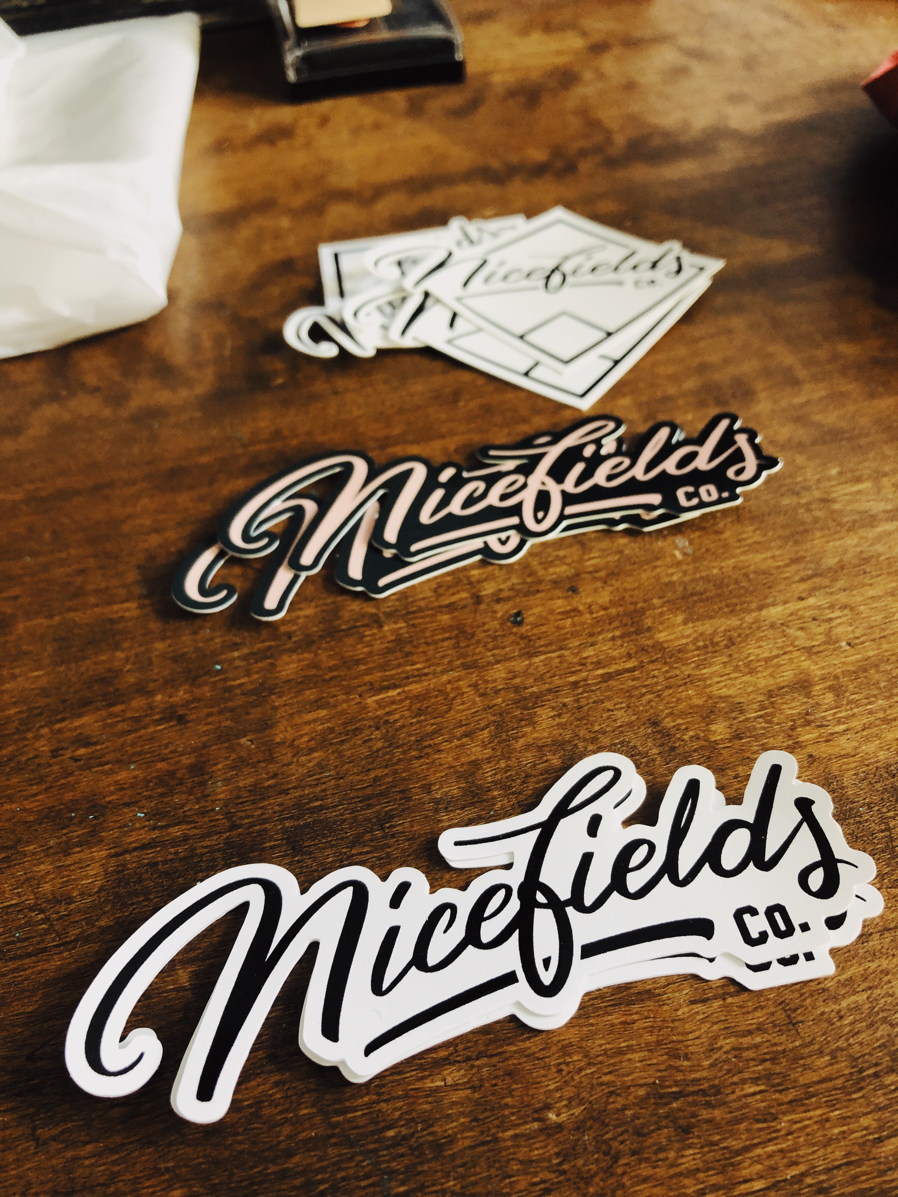 Nicefields Co. Classic Sticker